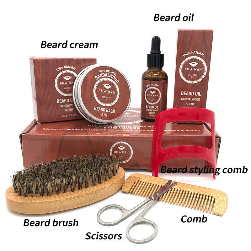 Beard care set Beard oil and beard cream