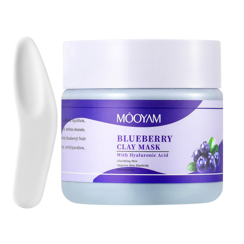 Cleansing And Pore Refining Blackhead Removing Blueberry Clay Mask