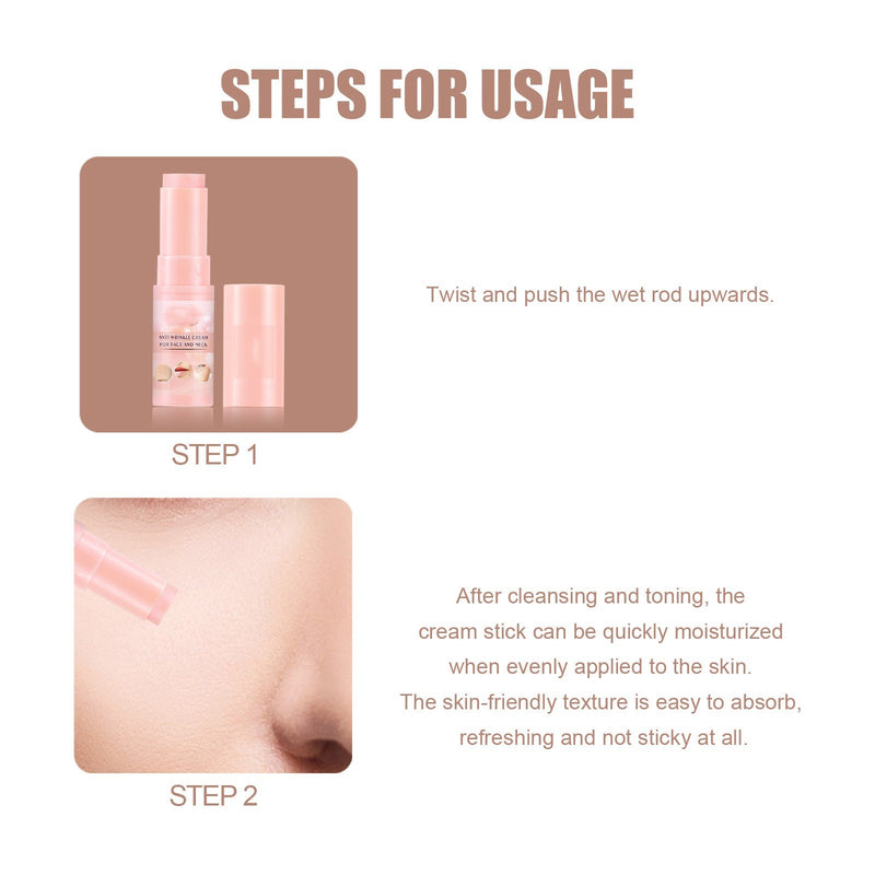 EELHOE Anti-aging Cream Stick Fade Facial Fine Lines Hydrating And Firming Anti-aging Repair Skin Care Cream Stick